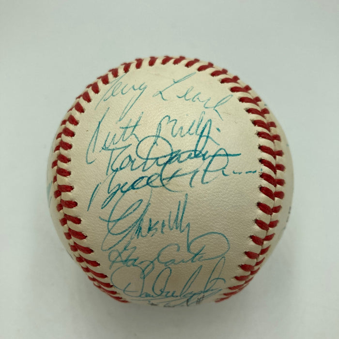 1988 New York Mets Team Signed National League Baseball 30 Sigs Gary Carter JSA
