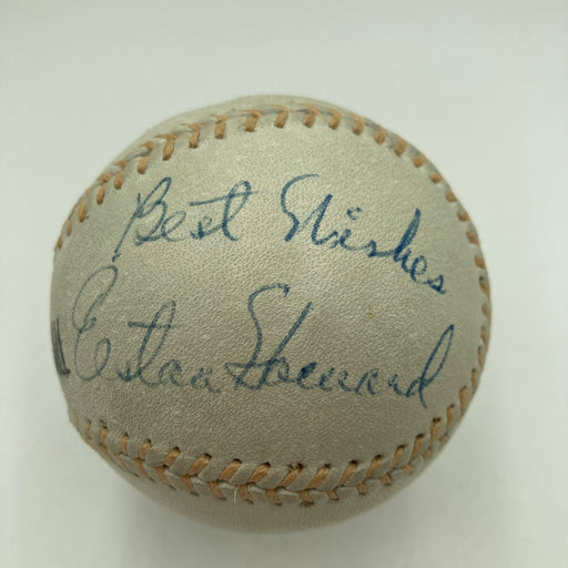 Beautiful Elston Howard Single Signed Baseball PSA DNA & Beckett COA