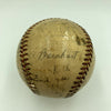 1925 Pittsburgh Pirates World Series Champs Team Signed Baseball JSA COA