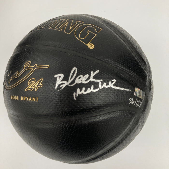 Kobe Bryant "Black Mamba" Signed Inscribed Basketball Panini & Beckett COA RARE
