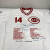 Pete Rose "Hit King #4256 Charlie Hustle" Signed Cincinnati Reds Jersey JSA COA