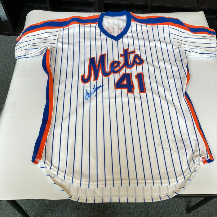 Tom Seaver Signed Authentic Game Issued 1990 New York Mets Jersey Auto JSA COA