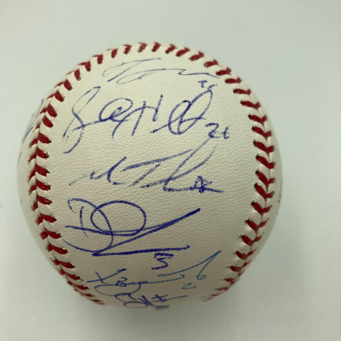 2013 Boston Red Sox World Series Champs Team Signed Baseball JSA COA