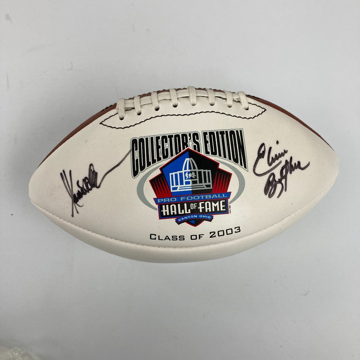 2003 NFL Hall Of Fame Induction Class Signed Football Marcus Allen JSA COA