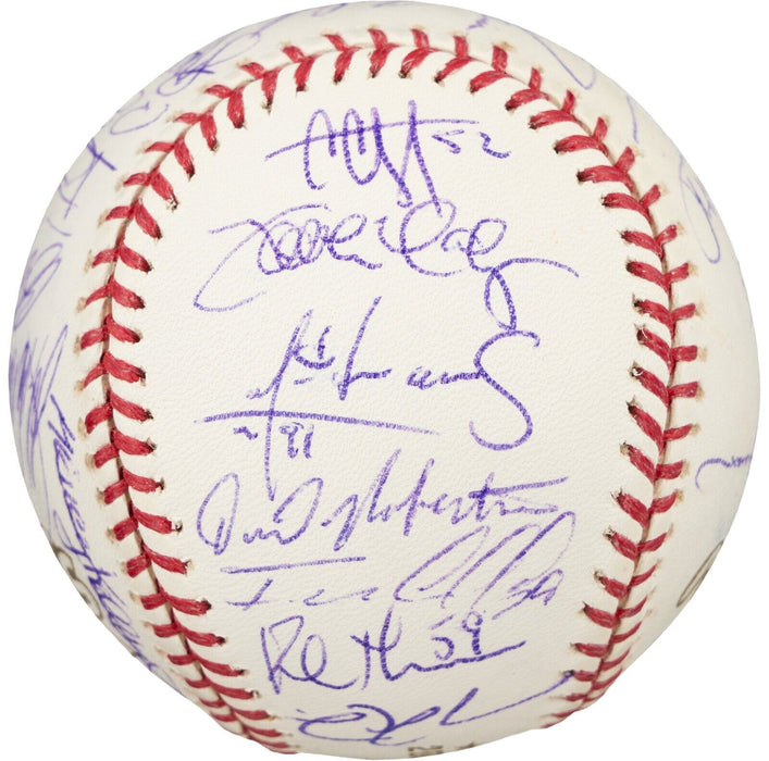 2009 New York Yankees Team Signed World Series Baseball Derek Jeter  Beckett COA