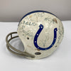 Johnny Unitas Baltimore Colts HOF Legends Multi Signed Vintage 1960's Helmet JSA