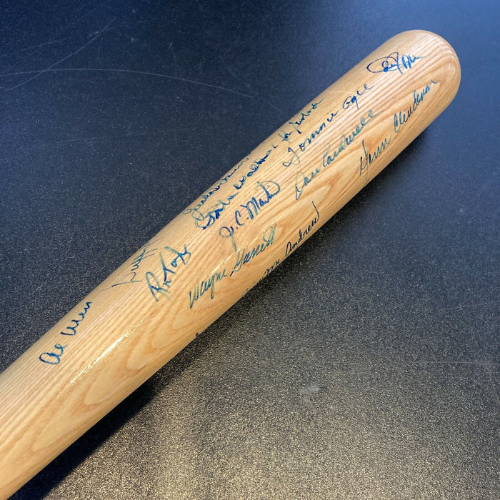 1969 New York Mets World Series Champs Team Signed Bat Nolan Ryan Tom Seaver JSA