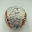 1961 New York Yankees World Series Champs Team Signed Baseball Mickey Mantle BAS