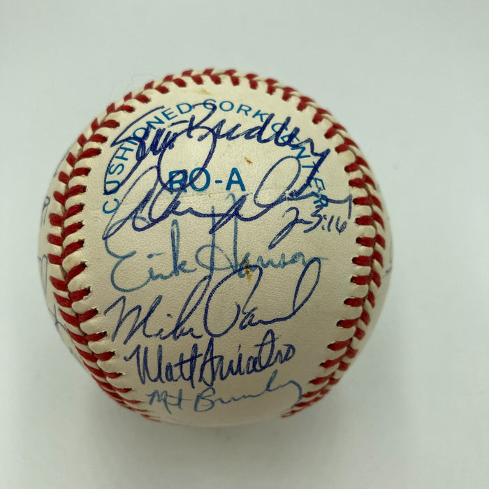 Ken Griffey Jr. 1990 Seattle Mariners Team Signed American League Baseball JSA