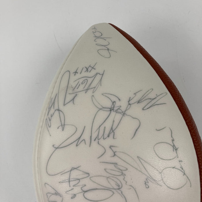 1994 San Francisco 49ers Super Bowl XXIX Champs Team Signed Football JSA COA