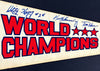 1982 St. Louis Cardinals World Series Champs Team Signed Baseball Pennant BAS