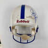 Johnny Unitas Baltimore Colts Hall of Fame Legends Signed Full Size Helmet JSA