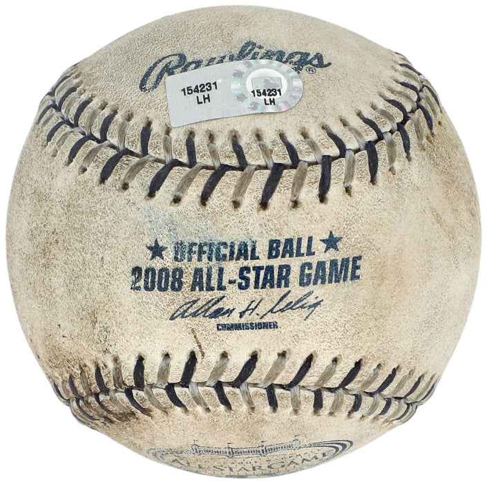 Derek Jeter & Mariano Rivera Signed Game Used 2008 All Star Game Baseball 1/1