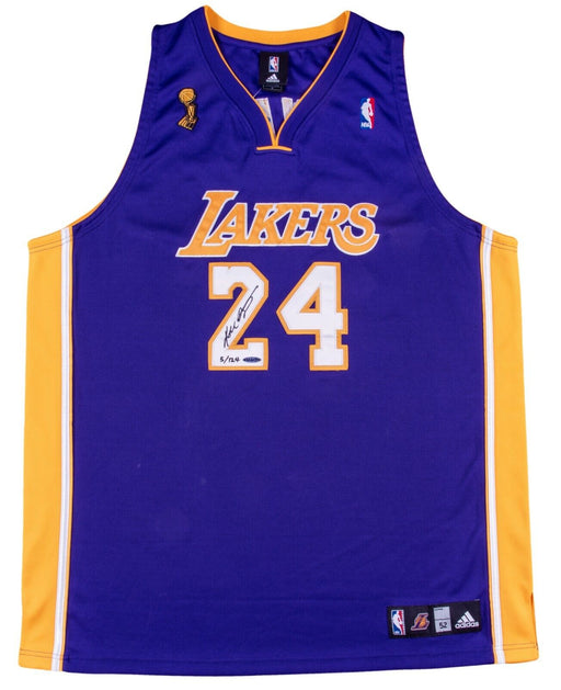 Kobe Bryant Signed Authentic 2009 Finals #24 Los Angeles Lakers Jersey UDA & JSA