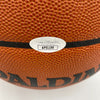 Hakeem Olajuwon Signed Spalding NBA Game Issued Houston Rockets Basketball JSA