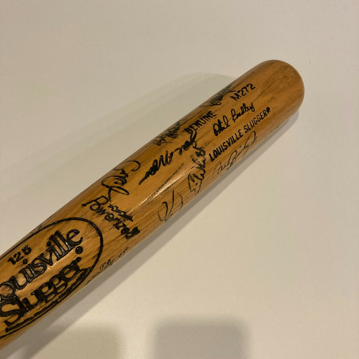 Cal Ripken Sr. Cal Ripken Jr. & Billy 1991 Baltimore Orioles Signed Bat JSA COA