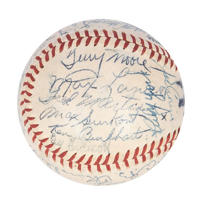 1946 World Series St. Louis Cardinals VS Boston Red Sox Signed Baseball JSA COA