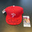 Dick Allen Signed Heavily Inscribed STATS Philadelphia Phillies Hat JSA COA