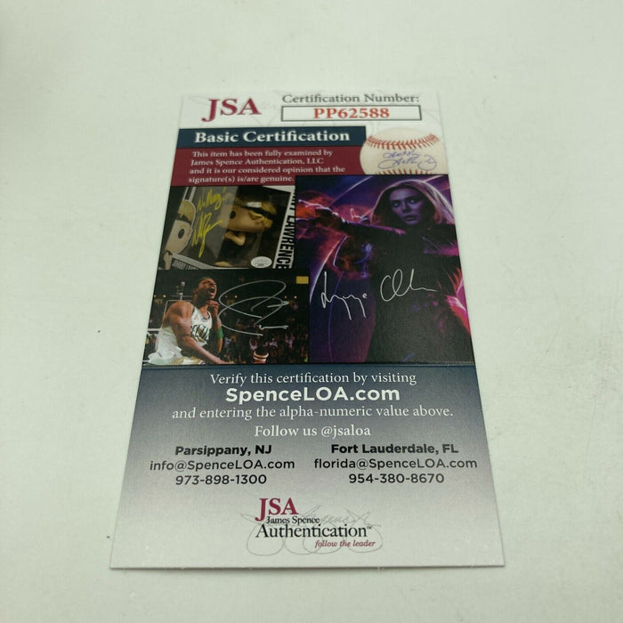 Conan O'Brien Signed Official 2001 World Series Baseball With JSA COA