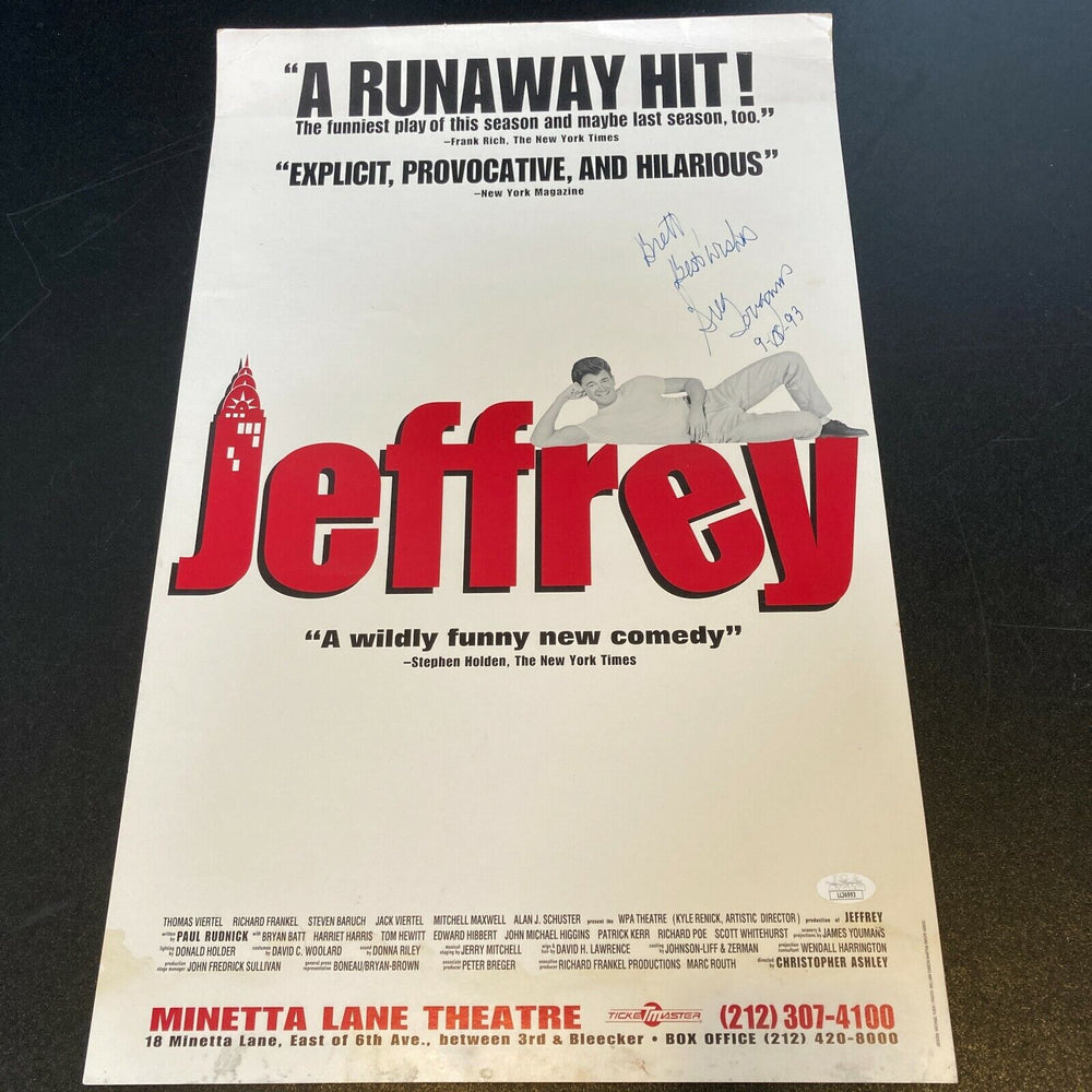 Greg Louganis Signed Autographed Original Jeffery Movie 14x22 Poster JSA COA