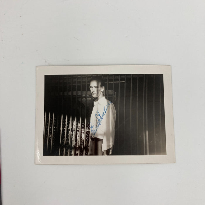 Ewell Blackwell Signed Original 1946 Snapshot Photo Cincinnati Reds JSA COA