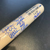 Beautiful 1999 Yankees World Series Champs Team Signed Bat Derek Jeter Steiner