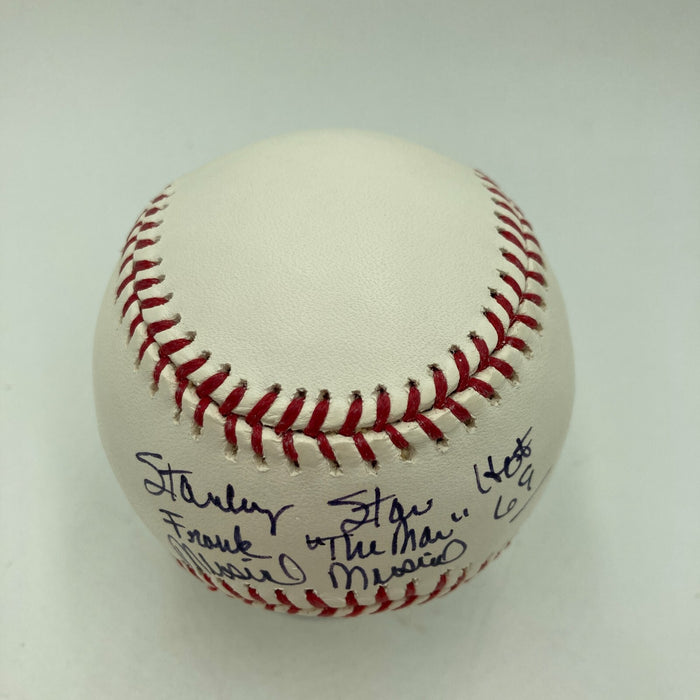 Stan Musial Stanley Frank Full Name Signed Heavily Inscribed Baseball PSA DNA