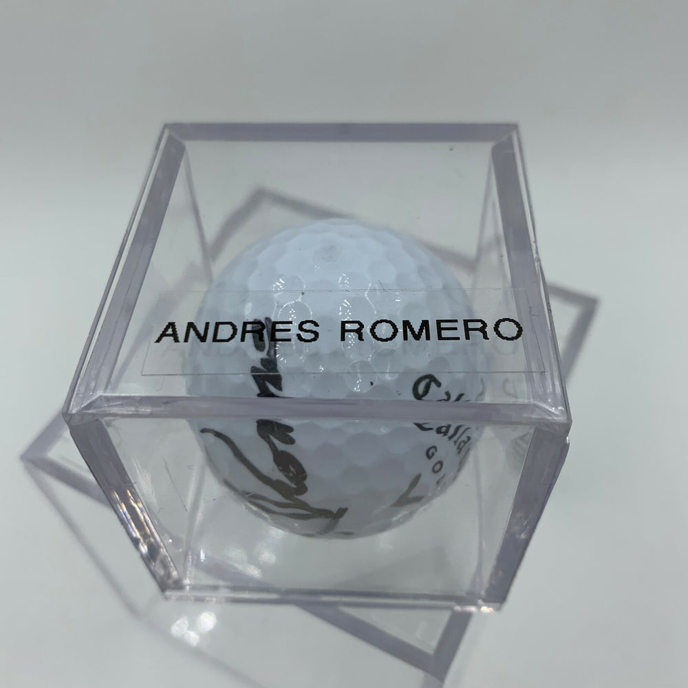 Andres Romero Signed Autographed Golf Ball PGA With JSA COA