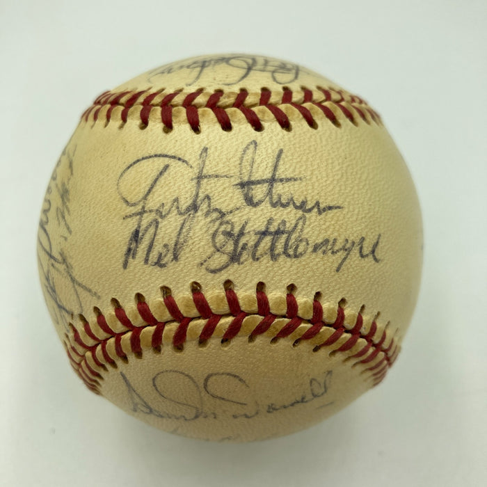 Thurman Munson 1973 New York Yankees Team Signed American League Baseball PSA