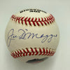 Beautiful Joe Dimaggio Signed American League Baseball PSA Graded MINT 9