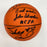 Wilt Chamberlain Abdul Jabbar Shaq Lakers Legends Signed Basketball JSA COA