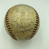 1940 New York Yankees Team Signed AL Baseball Joe Dimaggio & Joe Mccarthy