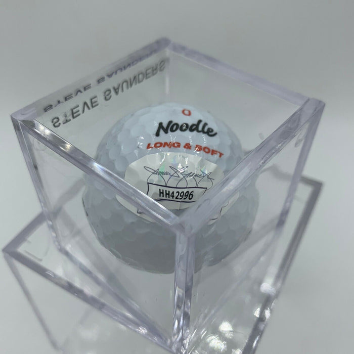 Steve Saunders Signed Autographed Golf Ball PGA With JSA COA