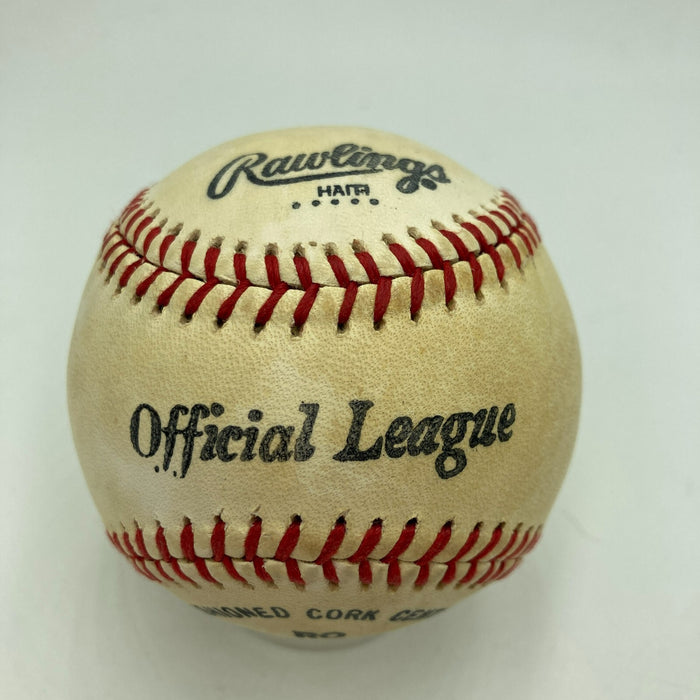 Charles O. Finley Single Signed Baseball With Beckett COA