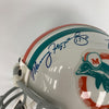 1972 Miami Dolphins Multi Signed Riddell Mini Football Helmet JSA COA
