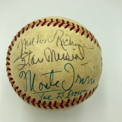 1984 Baseball Hall Of Fame Veterans Committee Signed Baseball With Stan Musial