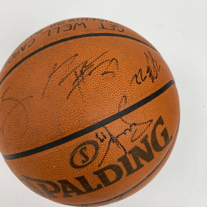 2011 Phoenix Suns VS Boston Celtics Team Signed Game Used Basketball JSA COA