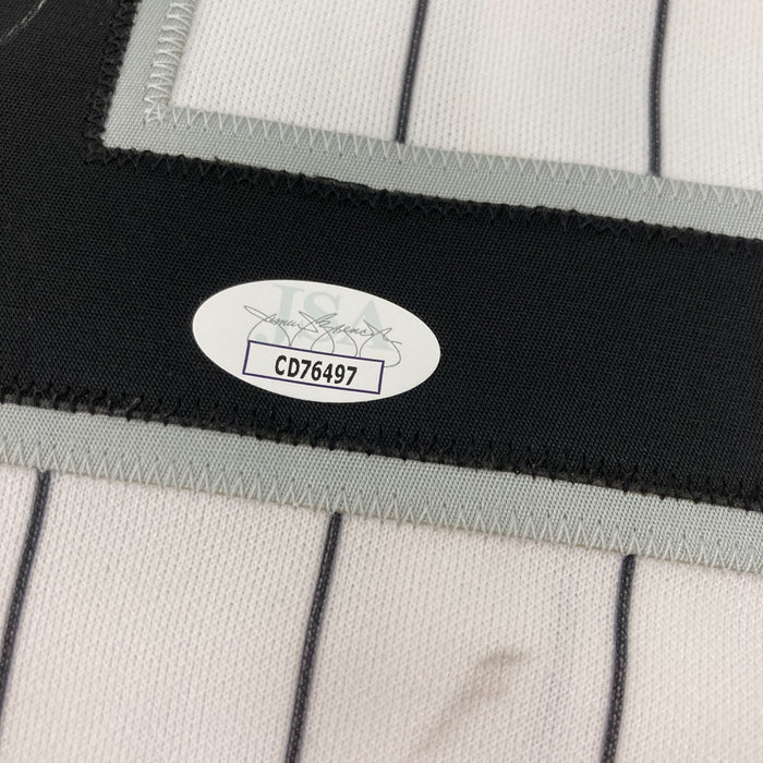 Jim Thome Signed 2005 Chicago White Sox World Series Majestic Jersey JSA COA