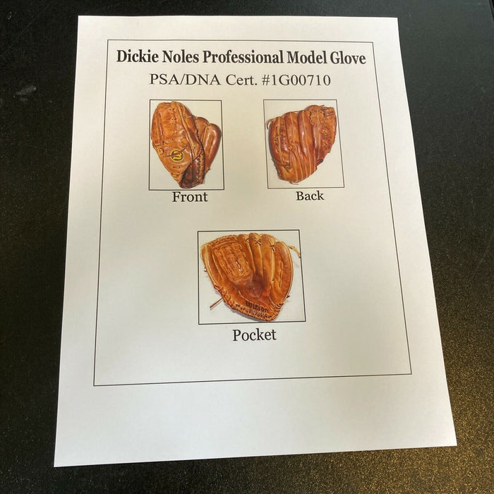 Dickie Noles Game Used 1981 Baseball Glove Philadelphia Phillies PSA DNA COA