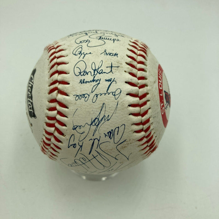 Lot Of (2) 1980's St. Louis Cardinals Baseball Facsimile Team Signed Baseballs