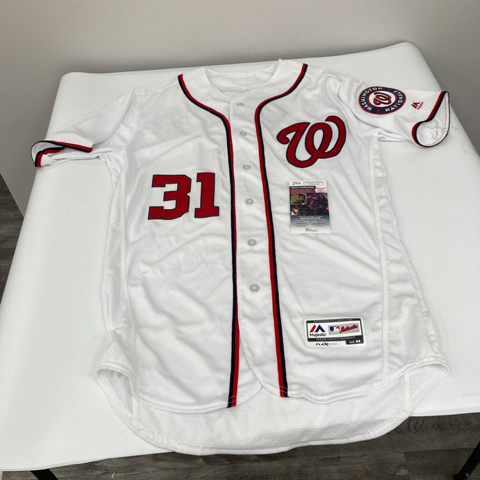 Max Scherzer Signed Authentic Majestic Washington Nationals Jersey JSA COA