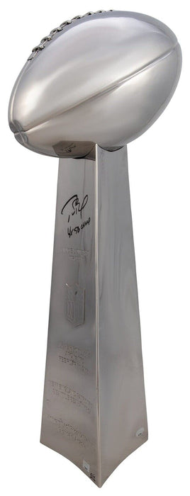 Tom Brady Signed Full Size Super Bowl LI Vince Lombardi Trophy Beckett COA #5/12