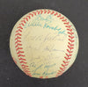 1996 New York Yankees World Series Champs Team Signed Baseball Derek Jeter BAS