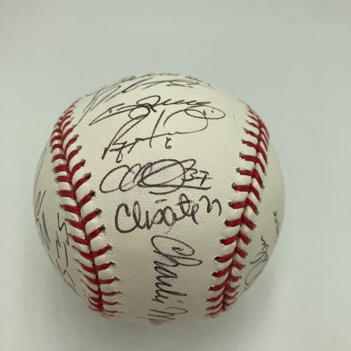 2008 Philadelphia Phillies World Series Champs Team Signed Baseball JSA COA
