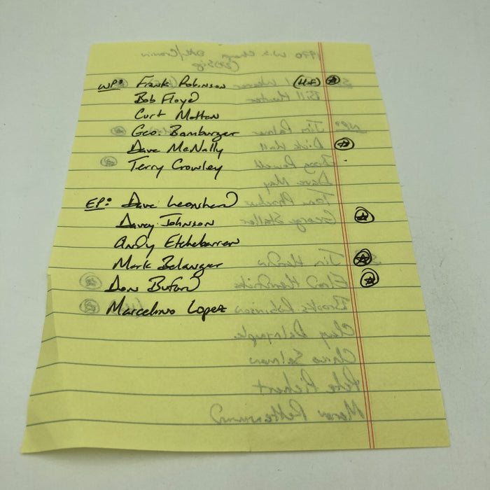 The Finest 1970 Baltimore Orioles World Series Champs Team Signed Baseball JSA