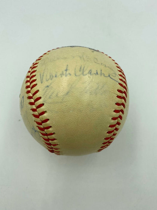 Willie Mccovey Pre Rookie 1957 Dallas Eagles Team Signed Minor League Baseball