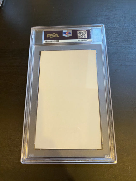 Joe Mccarthy Signed Inscribed Index Card With Nickname Explanation PSA DNA COA