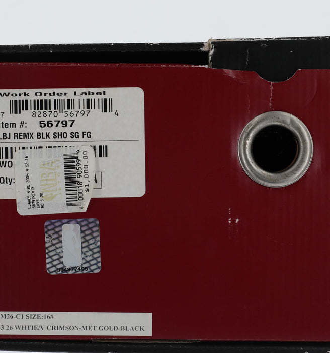 LeBron James Signed Inscribed Remix Nike LeBron 3 Remix Sneakers UDA Upper Deck