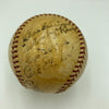 1934 Detroit Tigers AL Champs Team Signed Baseball Hank Greenberg JSA COA