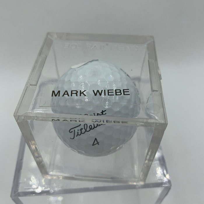 Mark Wiebe Signed Autographed Golf Ball PGA With JSA COA